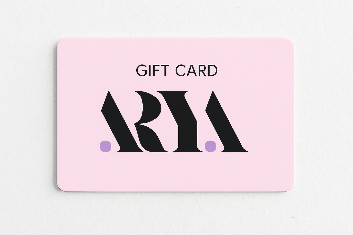 Gift certificate ARYAthelabel